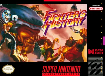 Fighter's History (USA) (Rev 1) box cover front